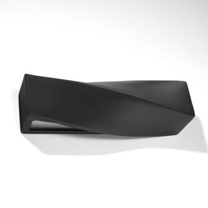 Seinävalaisin SIGMA 1xE27/60W/230V musta