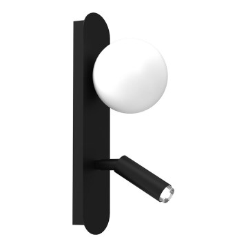 Seinävalaisin SIRIO 2xG9/25W/230V musta