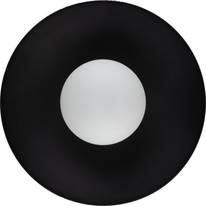 Seinävalaisin SLATE 1xG9/8W/230V halkaisija 28 cm musta