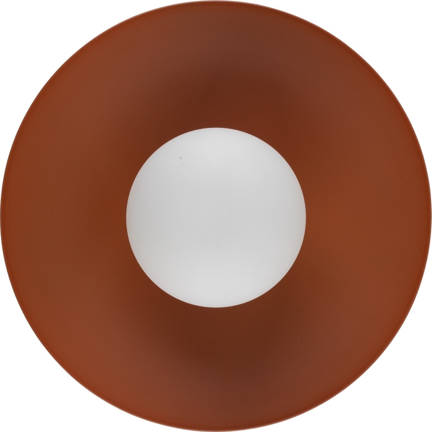 Seinävalaisin SLATE 1xG9/8W/230V halkaisija 28 cm tiili