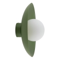 Seinävalaisin SLATE 1xG9/8W/230V halkaisija 28 cm vihreä