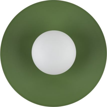 Seinävalaisin SLATE 1xG9/8W/230V halkaisija 28 cm vihreä