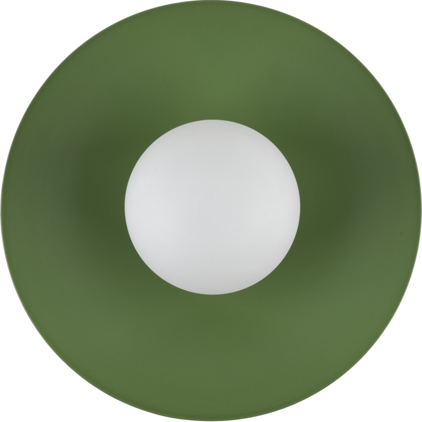 Seinävalaisin SLATE 1xG9/8W/230V halkaisija 28 cm vihreä