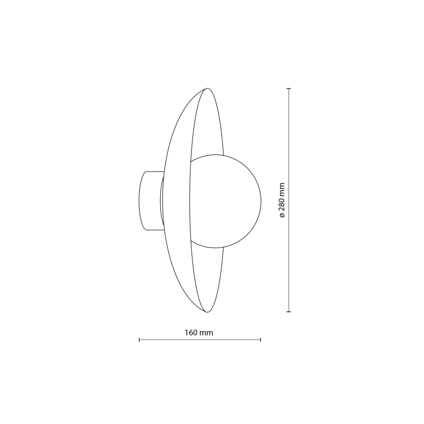 Seinävalaisin SLATE 1xG9/8W/230V halkaisija 28 cm vihreä