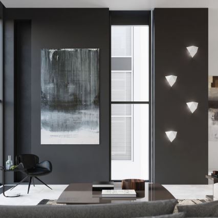 Seinävalaisin SOLIDO 2xG9/40W/230V valkoinen