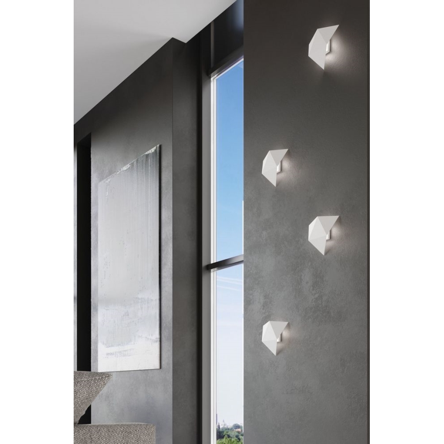 Seinävalaisin SOLIDO 2xG9/40W/230V valkoinen