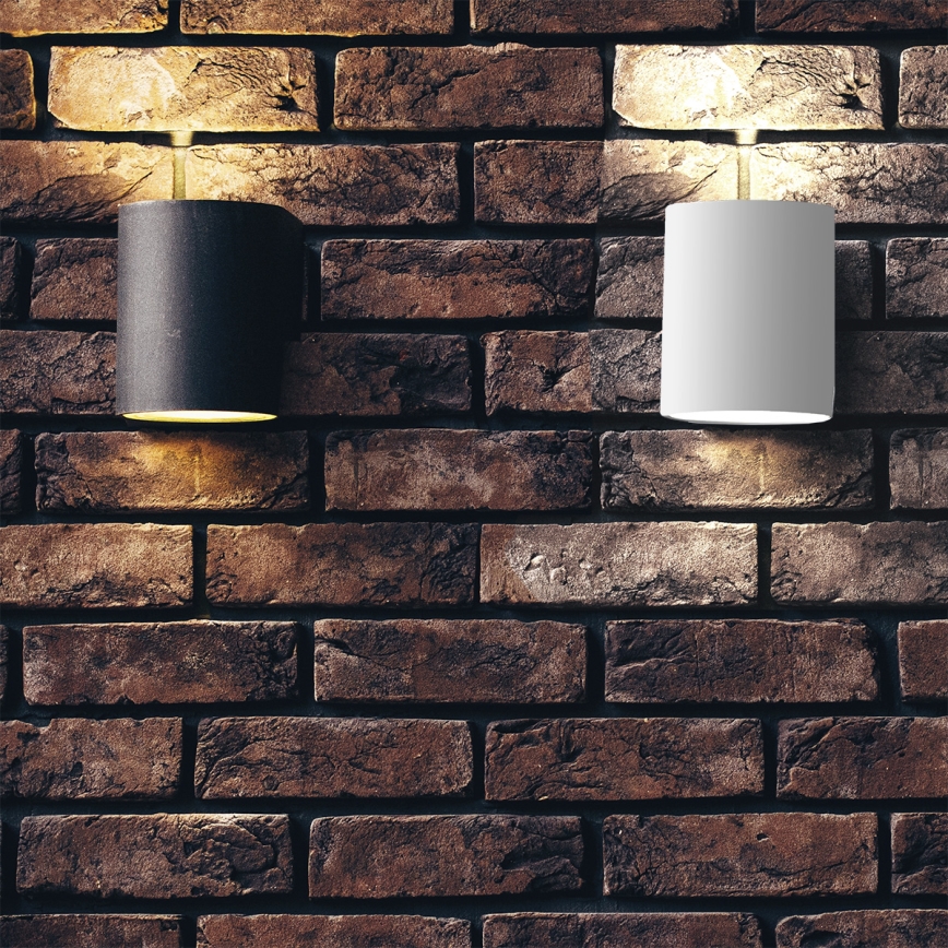 Seinävalaisin SQUALLA TUBA 1xG9/50W/230V musta/kultainen