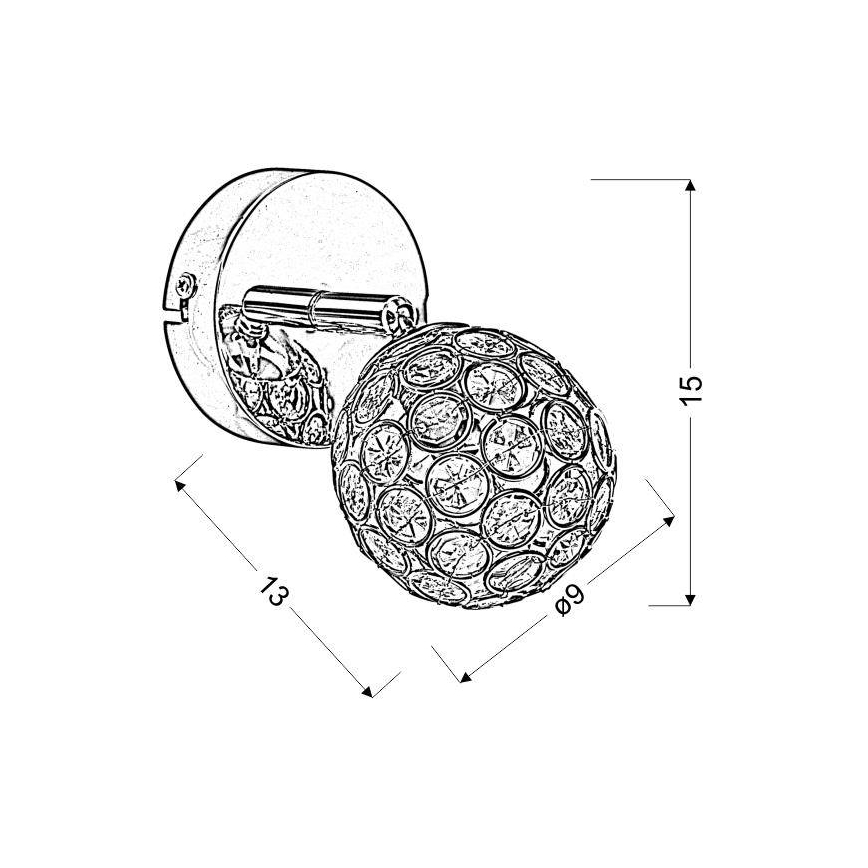 Seinävalaisin STARLET 1xG9/40W/230V