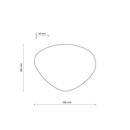 Seinävalaisin STONE 2xG9/8W/230V 30x39 cm beige