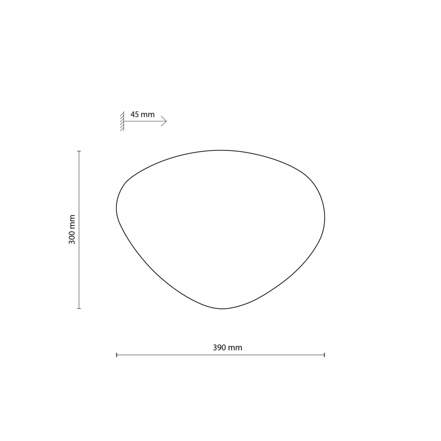 Seinävalaisin STONE 2xG9/8W/230V 30x39 cm beige