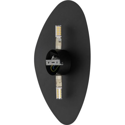 Seinävalaisin STONE 2xG9/8W/230V 30x39 cm musta