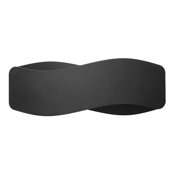 Seinävalaisin TILA 2xG9/40W/230V 40 cm musta