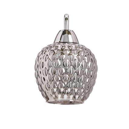 Seinävalaisin TOBIAS 1xE27/40W/230V kiiltävä kromi