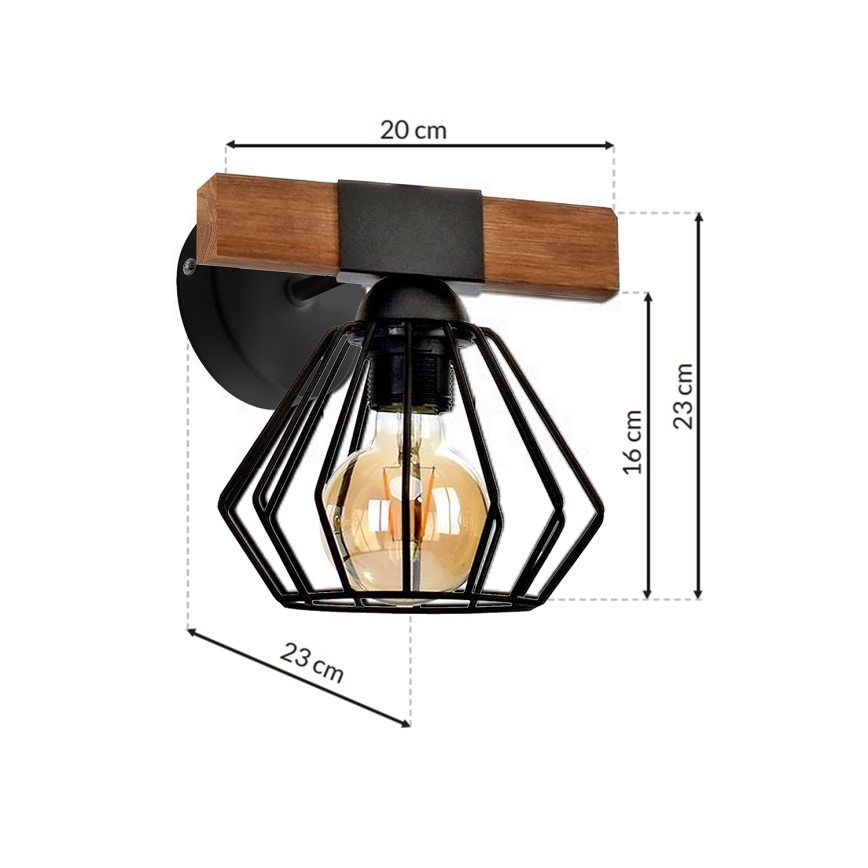 Seinävalaisin ULF 1xE27 / 60W / 230V