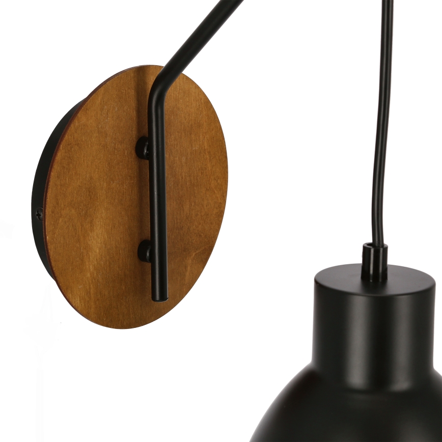 Seinävalaisin VARIO 1xE27/60W/230V Koivu