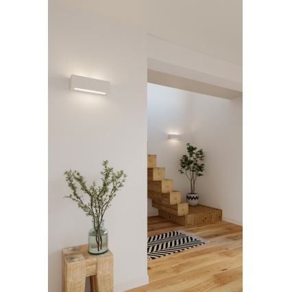 Seinävalaisin VEGA 1xE27/60W/230V valkoinen