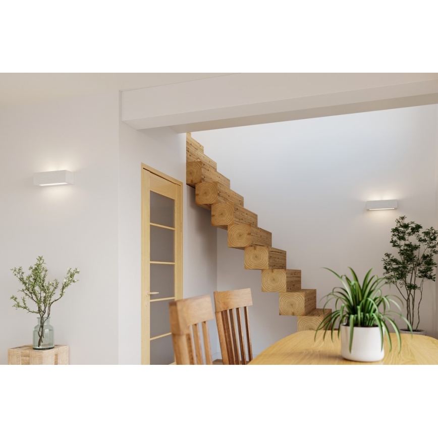 Seinävalaisin VEGA 1xE27/60W/230V valkoinen