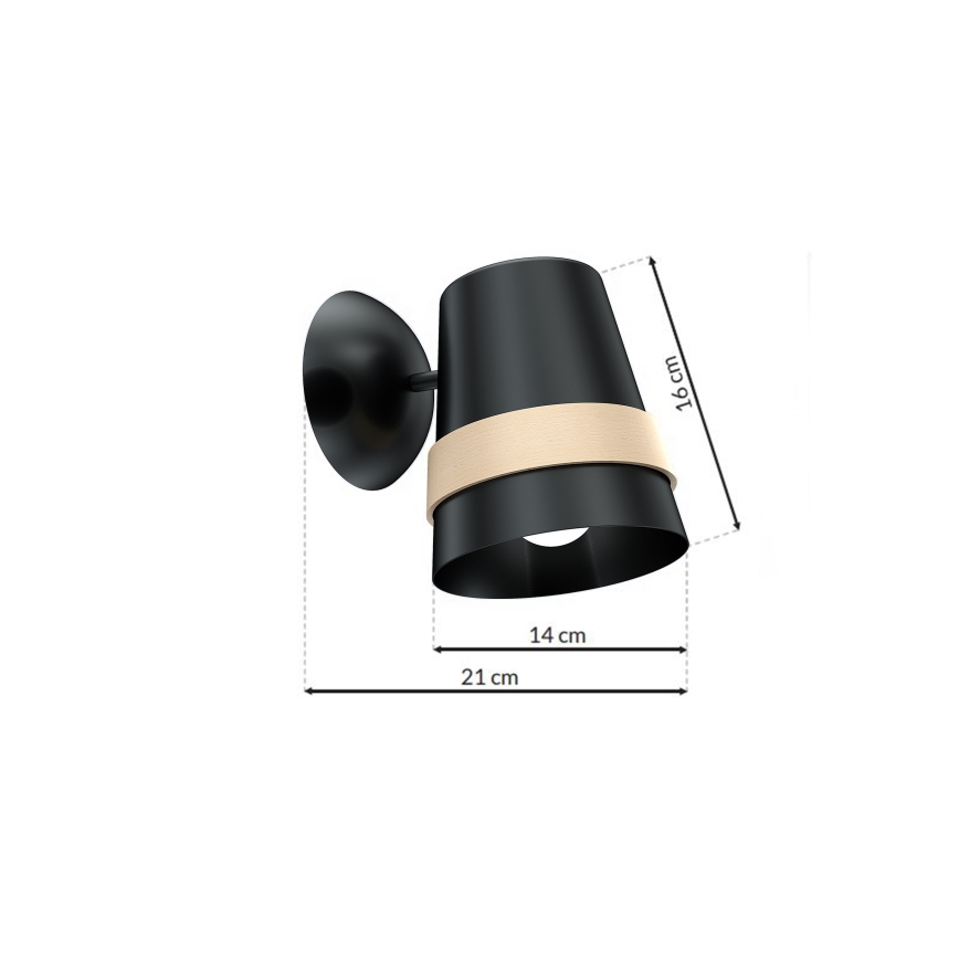 Seinävalaisin VENEZIA 1xE27/60W/230V