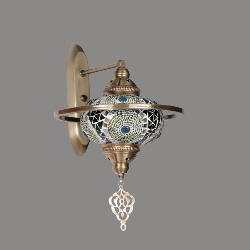 Seinävalaisin YENI 1xE27/40W/230V pronssinvärinen