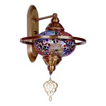 Seinävalaisin YENI 1xE27/40W/230V pronssinvärinen