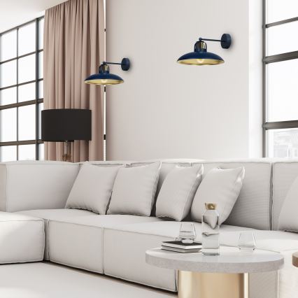 Seinävalo FELIX 1xE27/60W/230V sininen