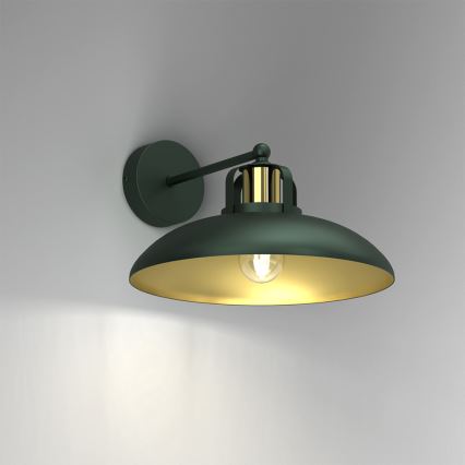 Seinävalo FELIX 1xE27/60W/230V vihreä