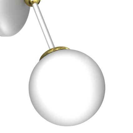 Seinävalo JOY 2xE14/40W/230V valkoinen/kulta