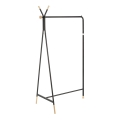 Seisova naulakko 165x91 cm CHENE musta/beige