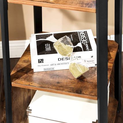 Seisova naulakko LINEA musta/ruskea