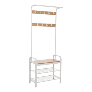 Seisova naulakko NAVOR ruskea/valkoinen