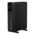 Sencor - 13-kennoinen öljytäytteinen lämmityspatteri 1000/2500W/230V musta + kaukosäädin