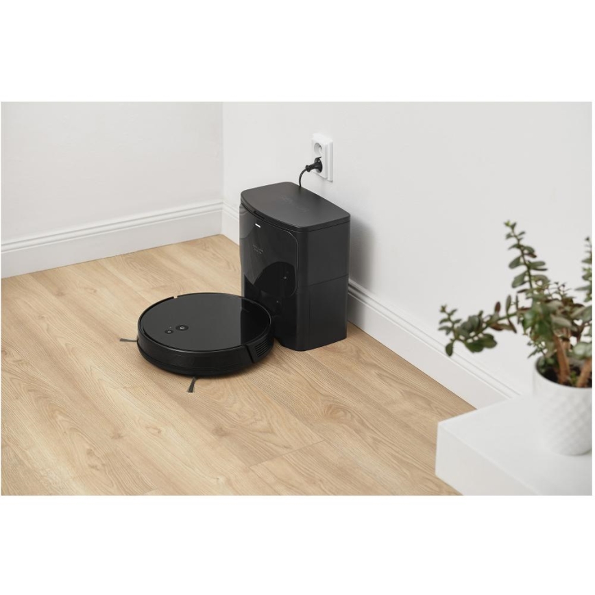 Sencor - 2‑in‑1 robotti-imuri ja moppi, 16 W/2600 mAh, Wi‑Fi, musta + kaukosäädin