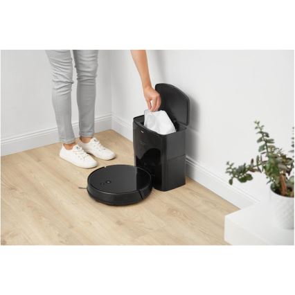 Sencor - 2‑in‑1 robotti-imuri ja moppi, 16 W/2600 mAh, Wi‑Fi, musta + kaukosäädin