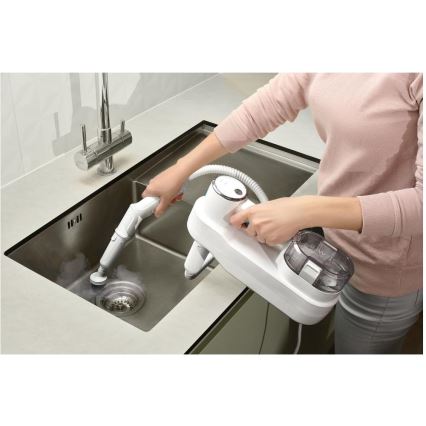 Sencor - Monitoiminen höyrymoppi 2-in-1 1500W/230V IPX4 valkoinen