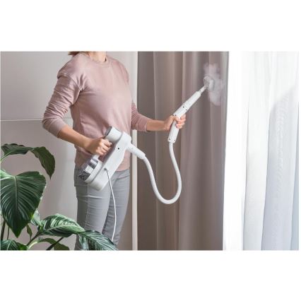 Sencor - Monitoiminen höyrymoppi 2-in-1 1500W/230V IPX4 valkoinen