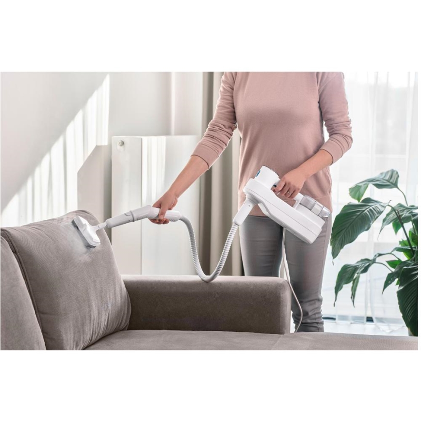 Sencor - Monitoiminen höyrymoppi 2-in-1 1500W/230V IPX4 valkoinen