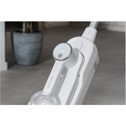 Sencor - Monitoiminen höyrymoppi 2-in-1 1500W/230V IPX4 valkoinen