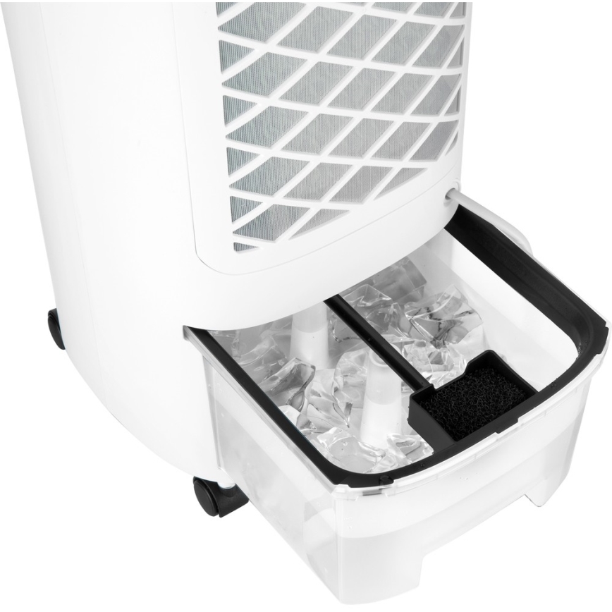 Sencor - Kannettava ilmastointilaite LED-näytöllä 3-in-1 45W/230V valkoinen + kaukosäädin