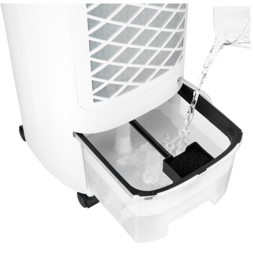 Sencor - Kannettava ilmastointilaite LED-näytöllä 3-in-1 45W/230V valkoinen + kaukosäädin