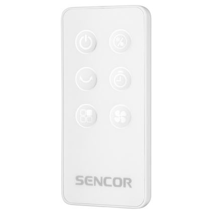 Sencor - Kannettava ilmastointilaite LED-näytöllä 3-in-1 45W/230V valkoinen + kaukosäädin