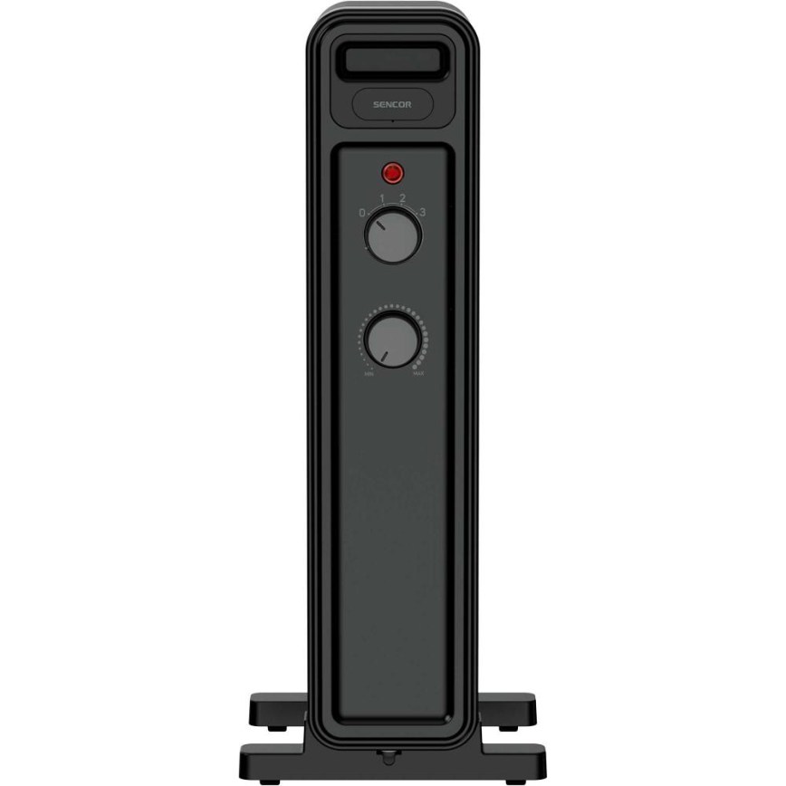 Sencor - 7-levyinen öljylämmitin 600/900/1500W/230V musta