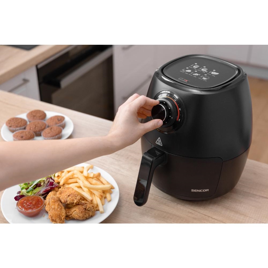 Sencor - Air Fryer 3,5 l 1300W/230V musta