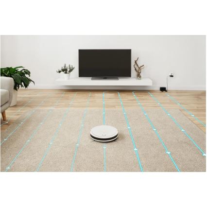 Sencor - Älykäs 2-in-1 robotti-imuri ja moppi 28W/2600 mAh Wi-Fi valkoinen + kaukosäädin