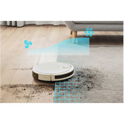 Sencor - Älykäs 2-in-1 robotti-imuri ja moppi 28W/2600 mAh Wi-Fi valkoinen + kaukosäädin