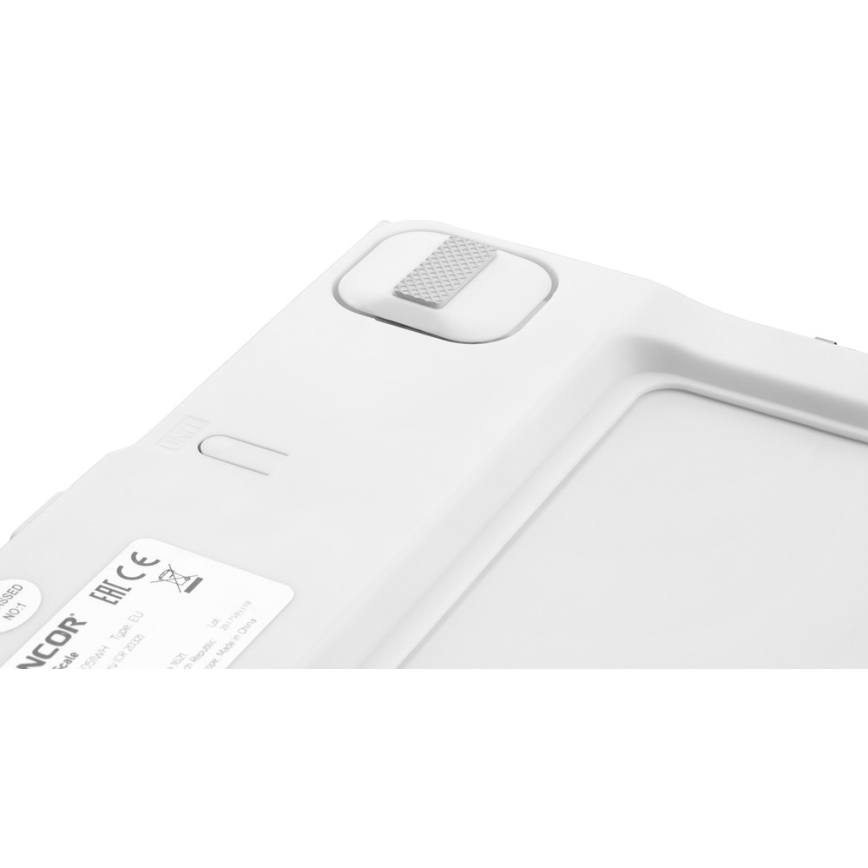 Sencor - Älykäs fitness henkilövaaka 1xCR2032 valkoinen