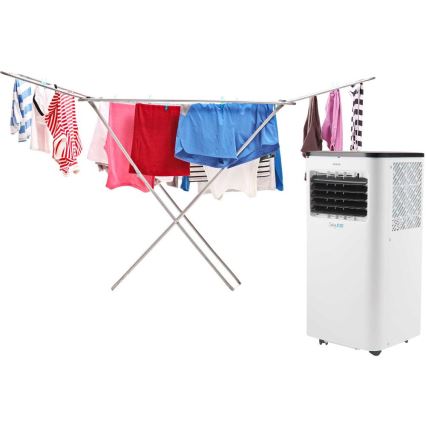 Sencor - Älykäs mobiili ilmastointilaite 3in1 sisältäen täydelliset lisävarusteet 1050W/230V 10000 BTU Wi-Fi + kauko-ohjaus