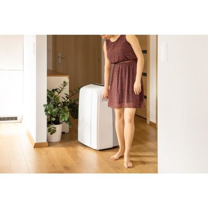 Sencor - Älykäs mobiili ilmastointilaite 3in1 sisältäen täydelliset lisävarusteet 1450W/230V 12000 BTU Wi-Fi valkoinen + kauko-ohjaus