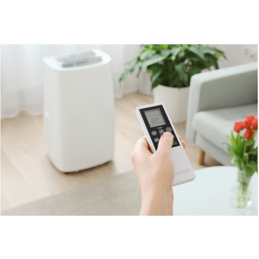 Sencor - Älykäs mobiili ilmastointilaite 3in1 sisältäen täydelliset lisävarusteet 1700W/230V 16000 BTU Wi-Fi + kauko-ohjaus