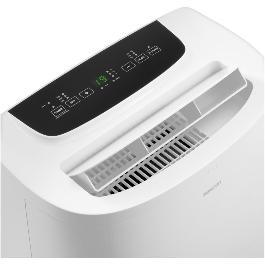 Sencor - Älykäs mobiili ilmastointilaite 3in1 sisältäen täydelliset lisävarusteet 1700W/230V 16000 BTU Wi-Fi + kauko-ohjaus