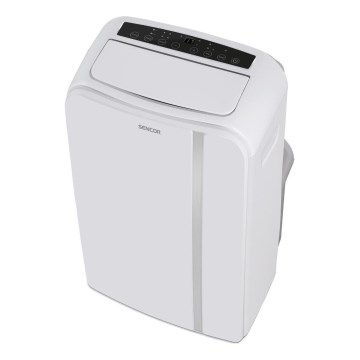 Sencor - Älykäs mobiili ilmastointilaite 3in1 sisältäen täydelliset lisävarusteet 1450W/230V 12000 BTU Wi-Fi valkoinen + kauko-ohjaus